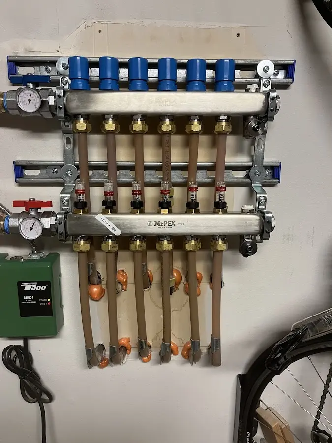 Plumber performing Leak Detection at a residential property in Lowville